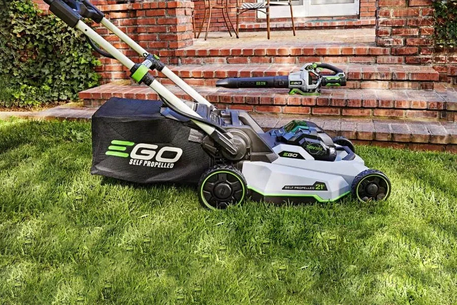 small electric mower