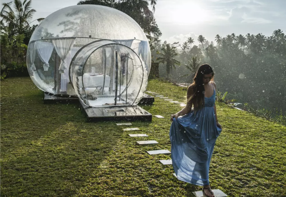 bubble tent garden igloo